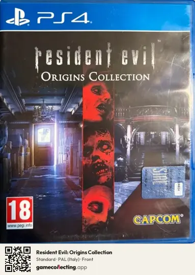 Resident Evil: Origins Collection PlayStation 4, Italy box front