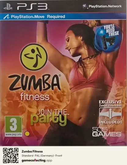Zumba Fitness PlayStation 3, Germany box front