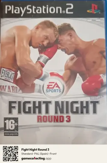 Fight Night Round 3 PlayStation 2, Spain box front