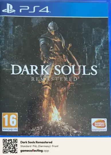 Dark Souls Remastered PlayStation 4, Germany box front
