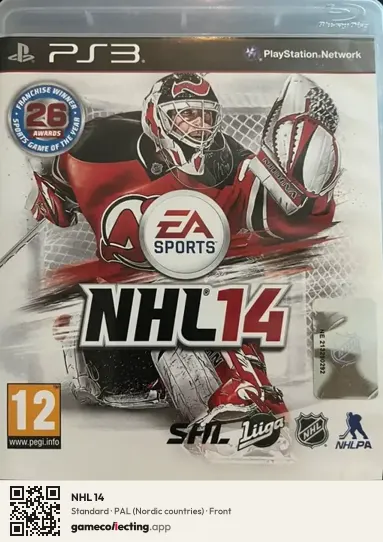 NHL 14 PlayStation 3, Nordic countries box front