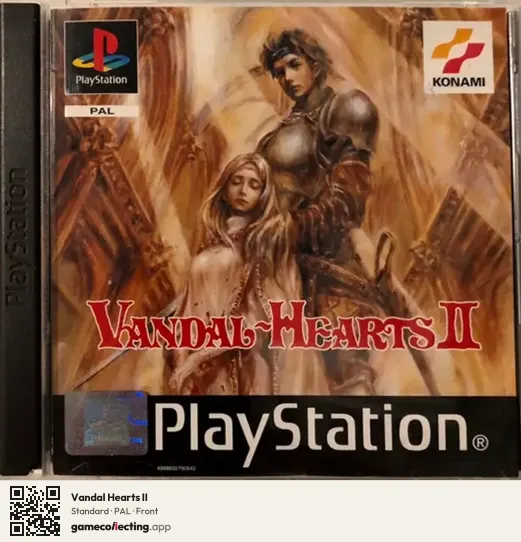 Vandal Hearts II PlayStation, PAL box front
