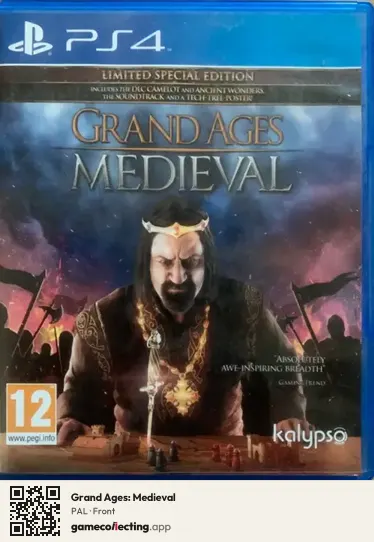 Grand Ages: Medieval PlayStation 4, PAL box front