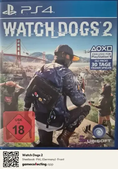 Watch Dogs 2 PlayStation 4, Germany box front