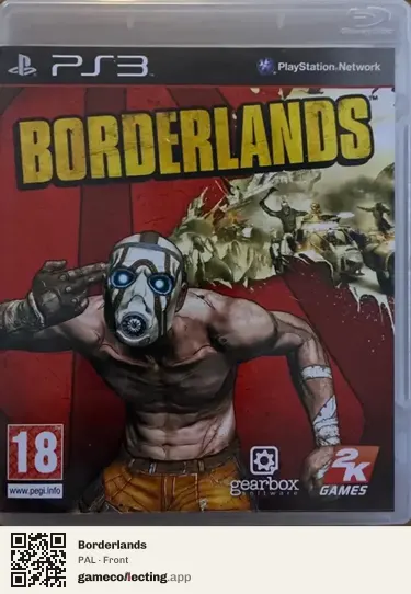 Borderlands PlayStation 3, PAL box front