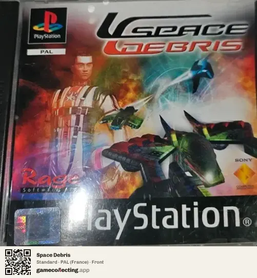 Space Debris PlayStation, France box front