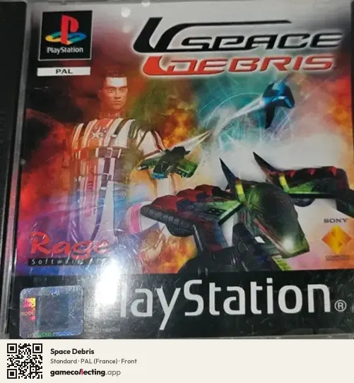 Space Debris PlayStation, France box front