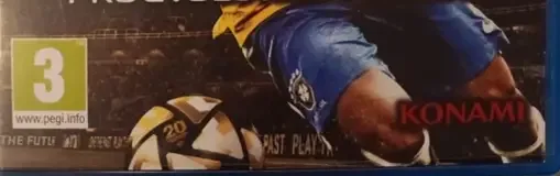 Pro Evolution Soccer 2016, the PEGI square on its front