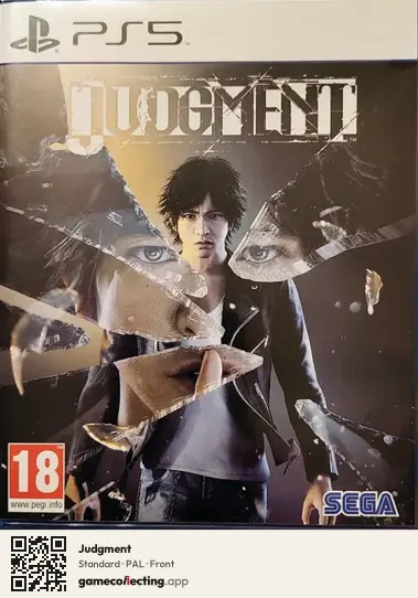Judgment PlayStation 5, PAL box front