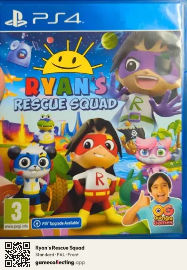 Ryan's Rescue Squad PlayStation 4, PAL box front