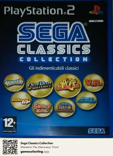 Sega Classics Collection PlayStation 2, Germany box front