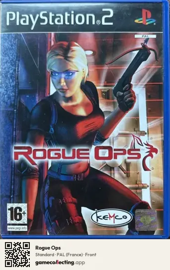 Rogue Ops PlayStation 2, France box front