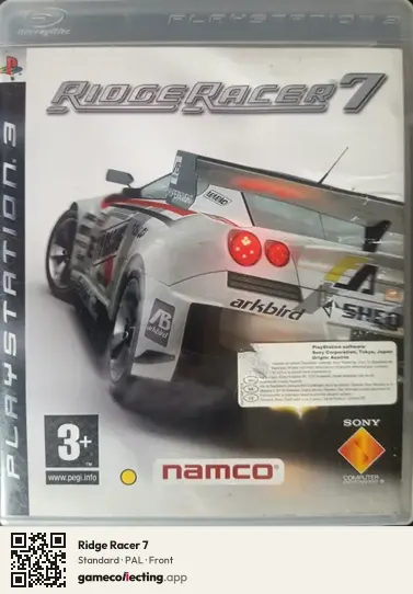Ridge Racer 7 PlayStation 3, PAL box front