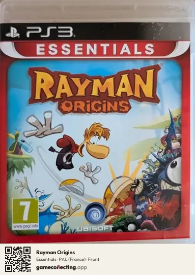 Rayman Origins PlayStation 3, France box front