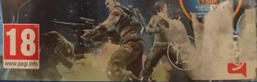 Bulletstorm: Full Clip Edition, the PEGI square on its front