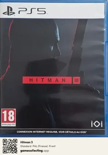 Hitman 3 PlayStation 5, France box front