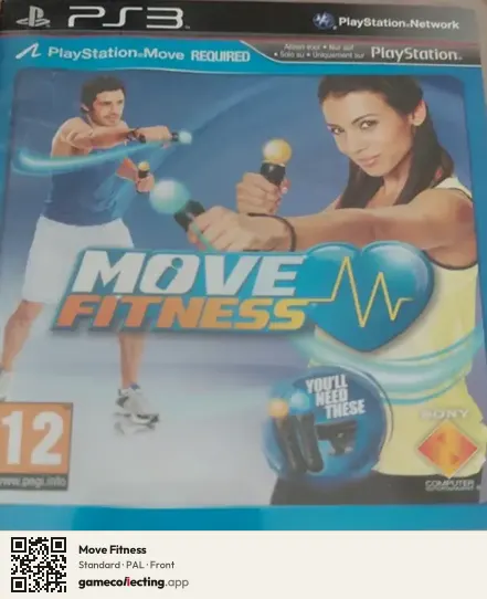 Move Fitness PlayStation 3, PAL box front