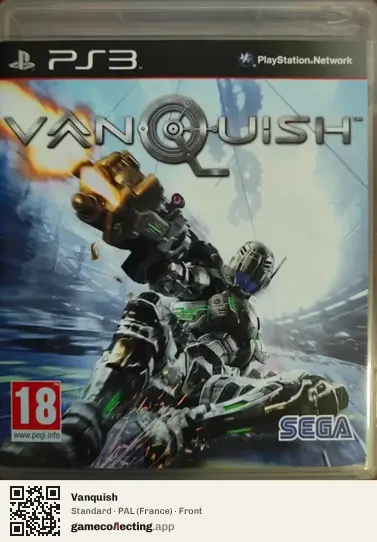 Vanquish PlayStation 3, France box front