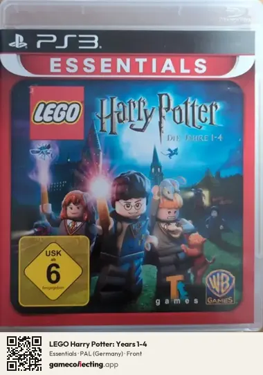 LEGO Harry Potter: Years 1-4 PlayStation 3, Germany box front