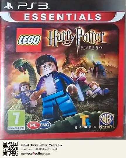 LEGO Harry Potter: Years 5-7 PlayStation 3, Poland box front