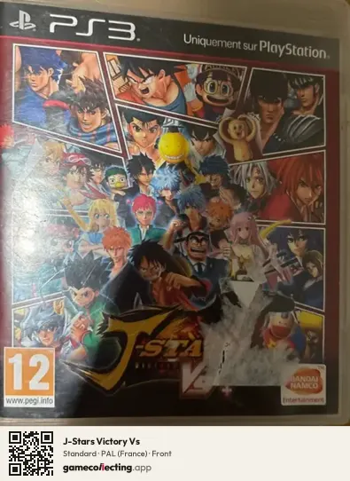 J-Stars Victory Vs PlayStation 3, France box front