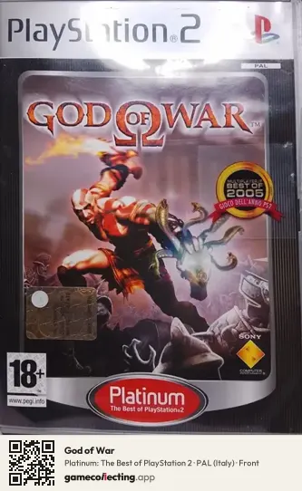 God of War PlayStation 2, Italy box front