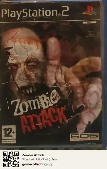 Zombie Attack PlayStation 2, Spain box front