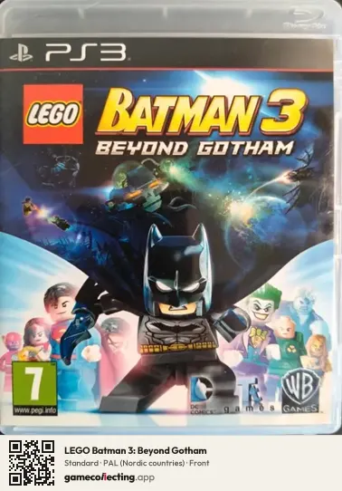 LEGO Batman 3: Beyond Gotham PlayStation 3, Nordic countries box front