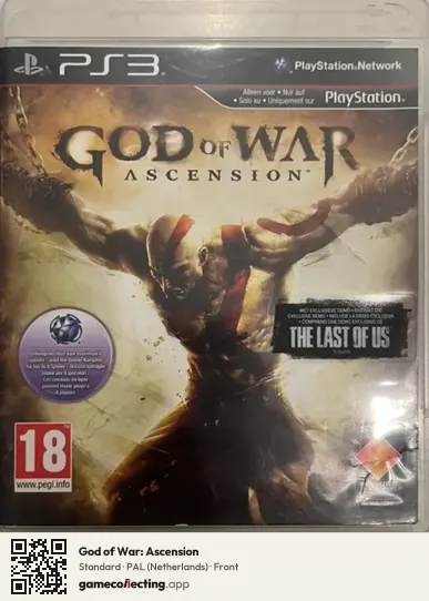 God of War: Ascension PlayStation 3, Netherlands box front