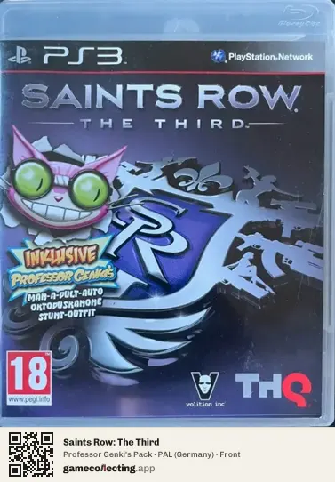 Saints Row: The Third PlayStation 3, Germany box front