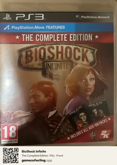 BioShock Infinite PlayStation 3, PAL box front