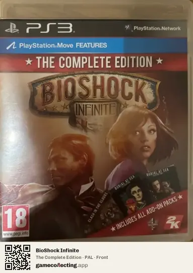 BioShock Infinite PlayStation 3, PAL box front