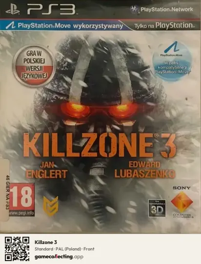 Killzone 3 PlayStation 3, Poland box front