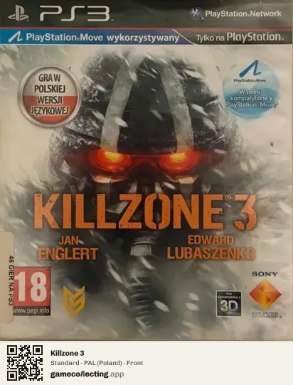 Killzone 3 PlayStation 3, Poland box front