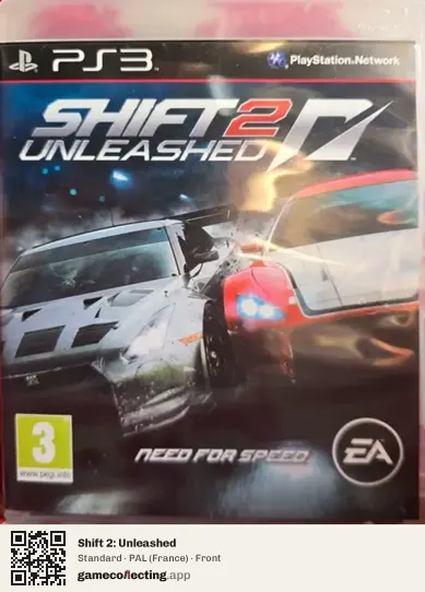 Shift 2: Unleashed PlayStation 3, France box front