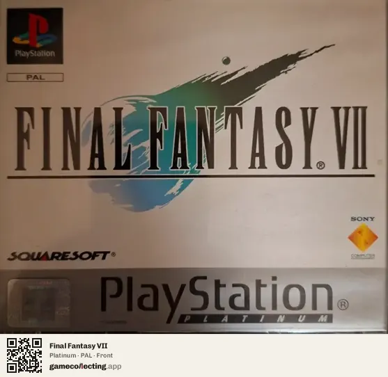 Final Fantasy VII PlayStation, PAL box front
