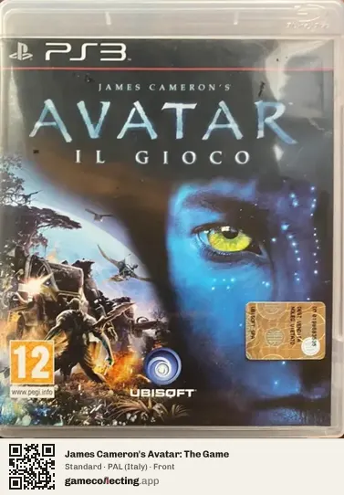 James Cameron's Avatar: The Game PlayStation 3, Italy box front
