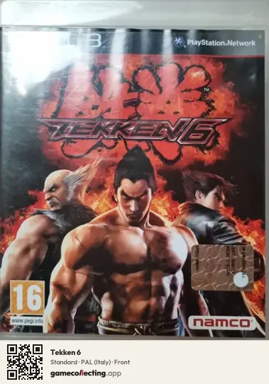 Tekken 6 PlayStation 3, Italy box front