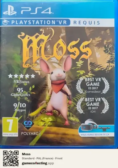 Moss PlayStation 4, France box front