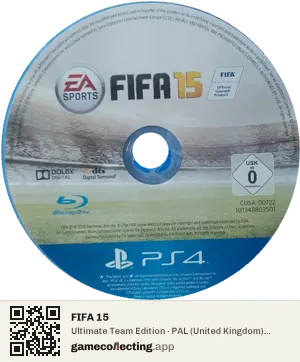 FIFA 15 PlayStation 4, PAL disc