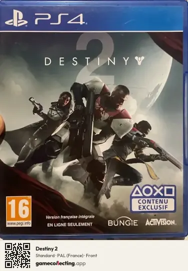 Destiny 2 PlayStation 4, France box front
