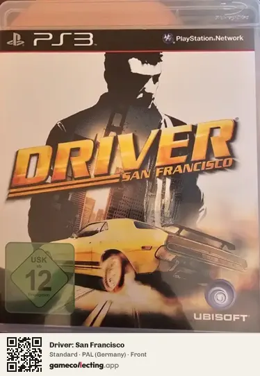 Driver: San Francisco PlayStation 3, Germany box front