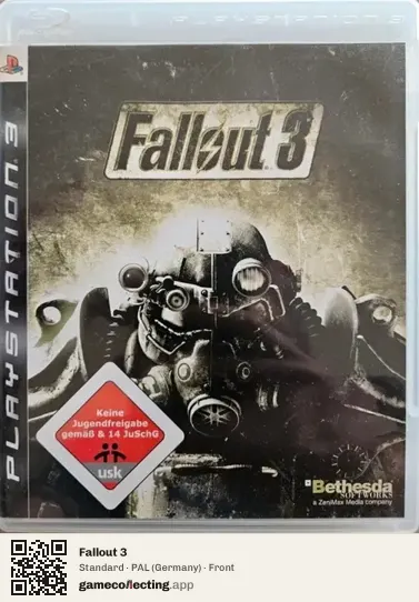 Fallout 3 PlayStation 3, Germany box front