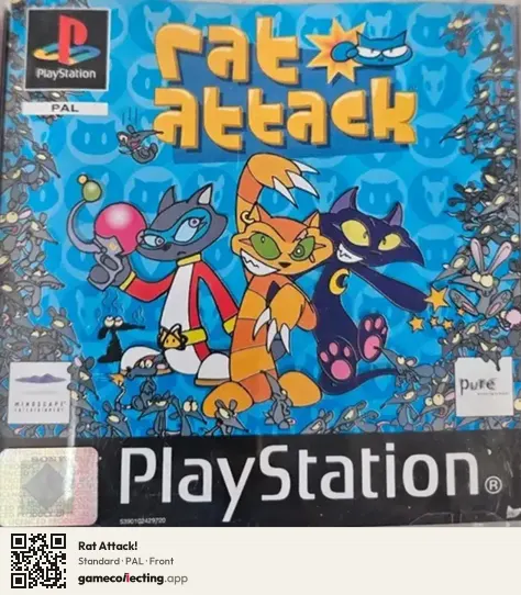 Rat Attack! PlayStation, PAL box front