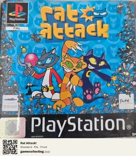 Rat Attack! PlayStation, PAL box front