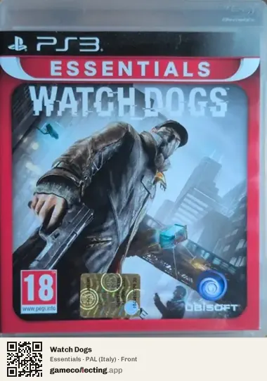 Watch Dogs PlayStation 3, Italy box front