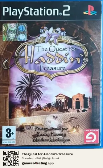 The Quest for Aladdin's Treasure PlayStation 2, Italy box front