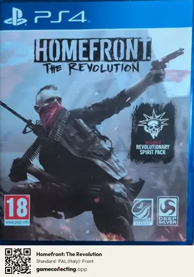 Homefront: The Revolution PlayStation 4, Italy box front