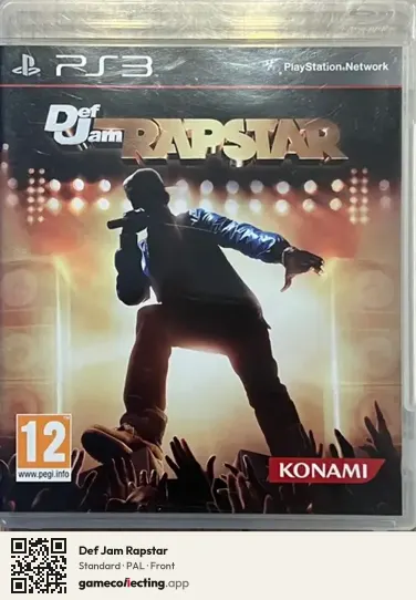 Def Jam Rapstar PlayStation 3, PAL box front