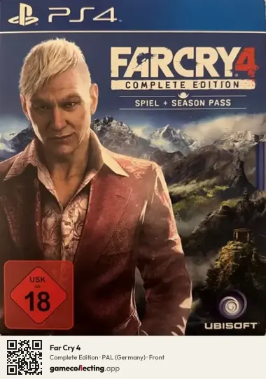 Far Cry 4 PlayStation 4, Germany box front